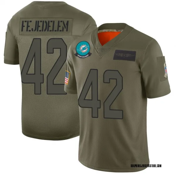Youth Clayton Fejedelem Miami Dolphins Limited Camo 2019 Salute to Service Jersey