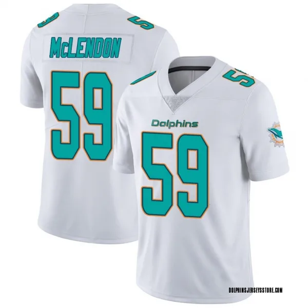 Youth Derrick McLendon Miami Dolphins White limited Vapor Untouchable Jersey