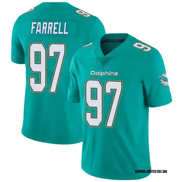Youth Neil Farrell Miami Dolphins Limited Aqua Team Color Vapor Untouchable Jersey