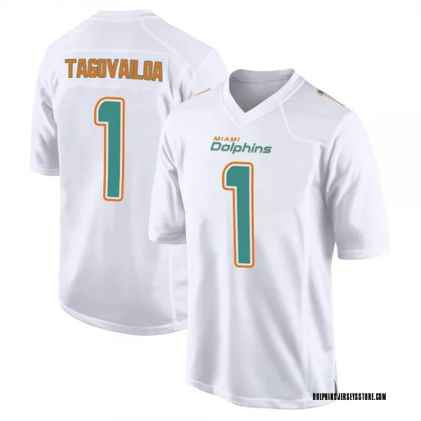 Youth Tua Tagovailoa Miami Dolphins Game White Fashion Jersey