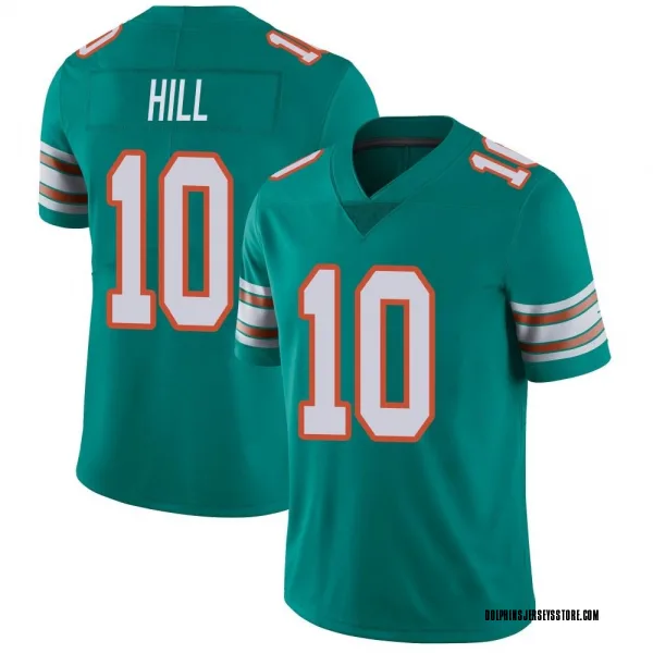 Youth Tyreek Hill Miami Dolphins Limited Aqua Alternate Vapor Untouchable Jersey